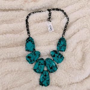*VINTAGE* Kendra Scott Harlow Necklace NWT- Gunmetal Variegated Teal